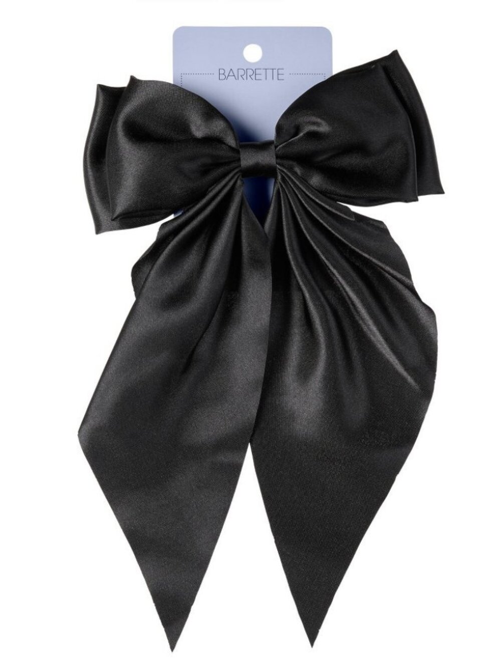 Scünci Elite Large Bow Barrette Hair Clip - Black - Bundle Discount Available